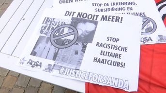 Studenten betogen in Hasselt tegen voorkeursbehandeling Reuzegommers