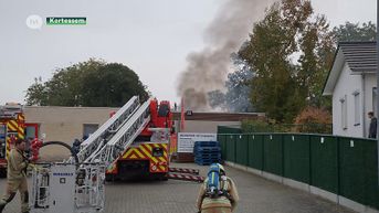 Uitslaande brand in drankenhal Kortessem