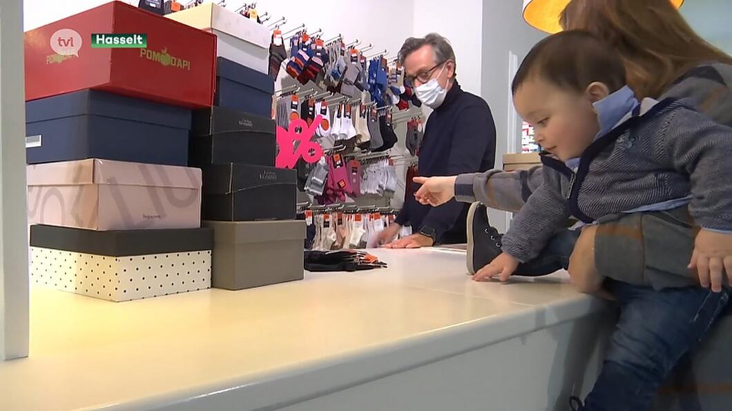 Coronacrisis treft ondernemers: kinderschoenenwinkel over kop in Kermt - TV  Limburg