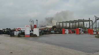 Industriebrand in Pelt zorgt voor grote rookpluim