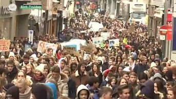 1.300 scholieren organiseren eigen klimaatmars in Sint-Truiden