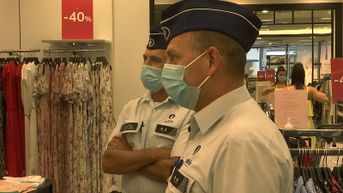 Limburgse politiediensten controleren op mondmaskerdracht