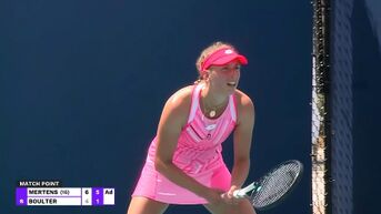 Mertens vlot voorbij Boulter in Miami