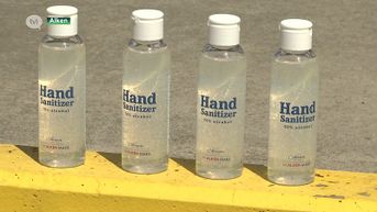 Brouwerij Alken deelt 5.500 desinfecterende handgels uit aan inwoners Alken
