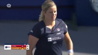 Kim Clijsters wint voor het eerst sinds comeback