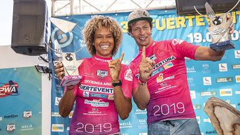 Limburgers Van Broeckhoven & Caers domineren grandslam windsurfen in Fuerteventura