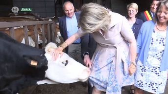 Koningin Mathilde bezoekt Limburgse vrouwen met een landbouwbedrijf