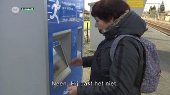 Ticketautomaat treinstation Kiewit werkt maar half
