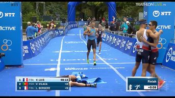 Jelle Geens valt net naast podium op WK triatlon in Hamburg