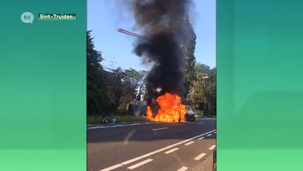 Tractor brandt uit in Sint-Truiden