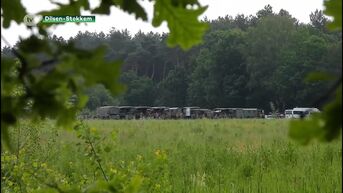 Hele avond is verder gezocht naar Jurgen Conings in Heuvelsven in Dilsen-Stokkem