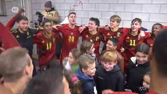 Exclusief achter de schermen bij de U19 van Jacky Mathijssen na winst tegen Griekenland