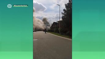 Zware brand bij bakkerij in Nieuwerkerken