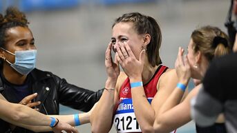 Tranen van geluk bij Rani Rosius na kwalificatie voor EK indoor