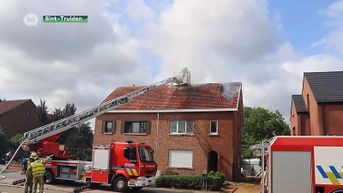 Zware brand verwoest huis in Sint-Truiden