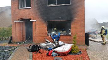 Gezin met vier kinderen op straat na woningbrand in Neerglabbeek