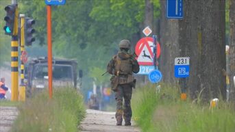 Leger en politie hervatten zoektocht naar Jurgen Conings aan Boslaan in Dilsen-Stokkem