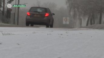 Eerste sneeuw dwarrelt neer in Limburg