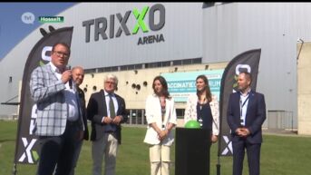 Nina Derwael stelt TRIXXO Arena in Hasselt voor, site krijgt opknapbeurt