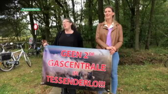 Protest tegen mogelijke komst gascentrale in Tessenderlo