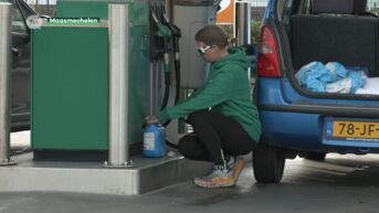 Nederlanders tanken massaal in Limburgse grensstreek