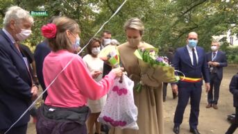 Koningin Mathilde herdenkt Witte Mars met ouders van slachtoffers Marc Dutroux