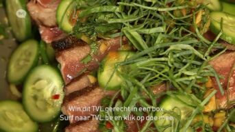 Runder Rib Eye - broccolini - mini paksoi - koriander/chili vinaigrette