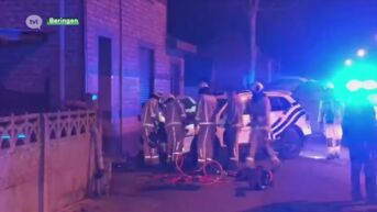 Politie knalt met combi tegen gevel in Beringen: twee agenten gewond