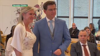 Burgemeester Mario Borremans van Heusden-Zolder stapt in het huwelijksbootje
