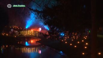Lichtjes in het park in Sint-Truiden zorgt voor feeërieke taferelen