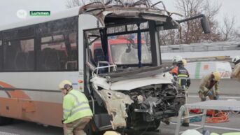 Zwaar ongeval met schoolbus op E313 in Lummen