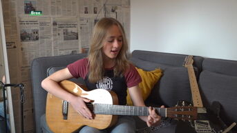 16-jarige Ise zet haar eerste stappen als singer-songwriter samen met Triggerfinger-drummer Mario Goossens