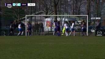 KRC Genk Ladies beginnen PO1 met nipt verlies bij Anderlecht