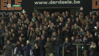 Applaus tijdens voetbalwedstrijd Lommel - RWDM voor slachtoffers Sierre