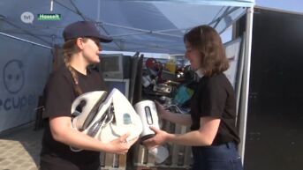 Oude elektrotoestellen ingeleverd bij Café Recupel Hasselt