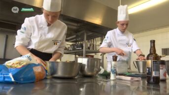 Hotelschool zet Hasseltse speculaas en asperges op tafel tijdens kookwedstrijd
