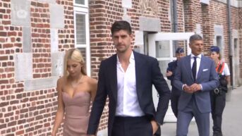 Thibaut Courtois op het huwelijksfeest van broer Gaetan: 'Nu eerst mijn familie, daarna zullen we wel zien'