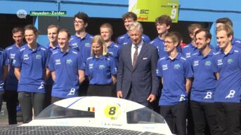 Koning Filip bezoekt het Solar-team op Circuit Zolder