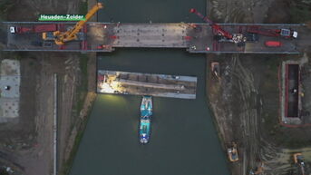 Oude brug Viversel wordt afgebroken en maakt plaats voor nieuwe