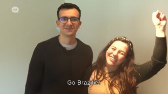 WK-Actua: Felipe & Bruna wonen en werken in Limburg, maar supporteren voor Brazilië