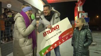 Koen & Amber trotseerden de koude en winnen een tankkaart van 100 euro bij Esso Bruno in Zutendaal