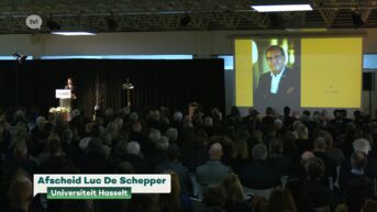 Limburg neemt afscheid van oud-rector Luc De Schepper