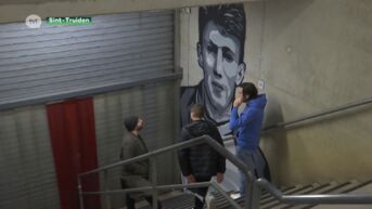 STVV eert voetballegendes met enorme muurschilderingen van Tom Herck