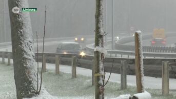 Het sneeuwt in grote delen van Limburg