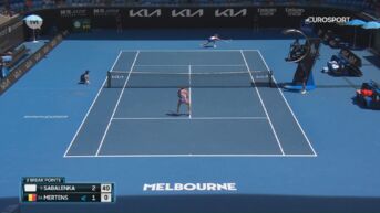 Sabalenka knikkert Elise Mertens uit enkeltornooi Australian Open