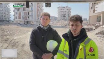 Jonge Limburgers halen nog altijd lichamen van onder het puin in Turkije
