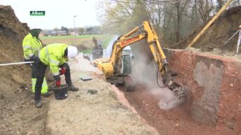 Spoorbrug Alken afgebroken, morgen al nieuwe brug