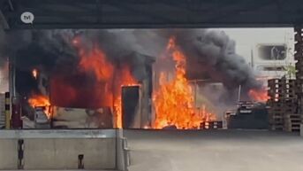 Zware industriebrand in Sint-Truiden veroorzaakt dikke rookpluim
