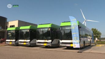 Eerste elektrische bussen rijden in Genk