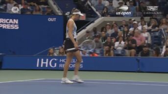 Elise Mertens kan niet stunten tegen Coco Gauff op US Open
